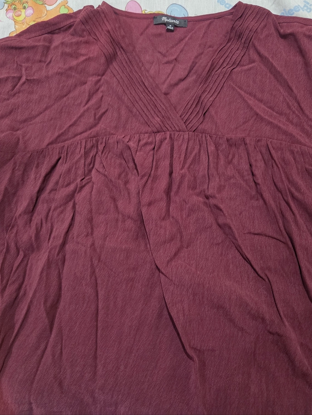 Madewell Maroon Top Medium